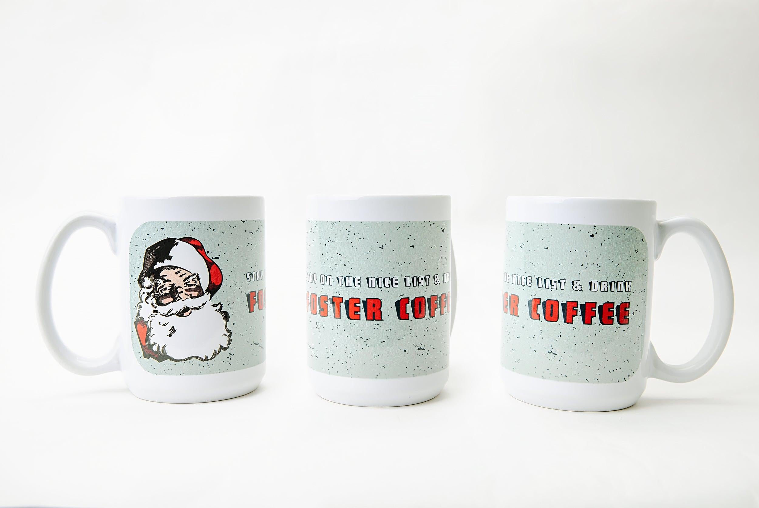 Retro Christmas Mug - Foster Coffee